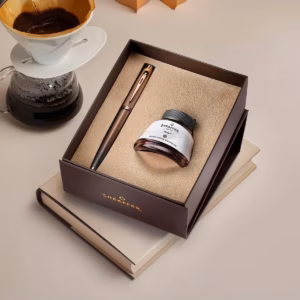 Sheaffer 100 Coffee Edition Kahverengi Dolma Kalem ve Mürekkep Hediye Seti
